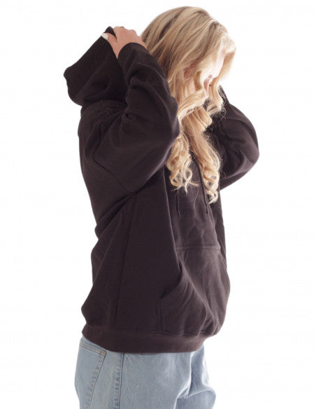 Baggy Hoodie Heather Grey/Black