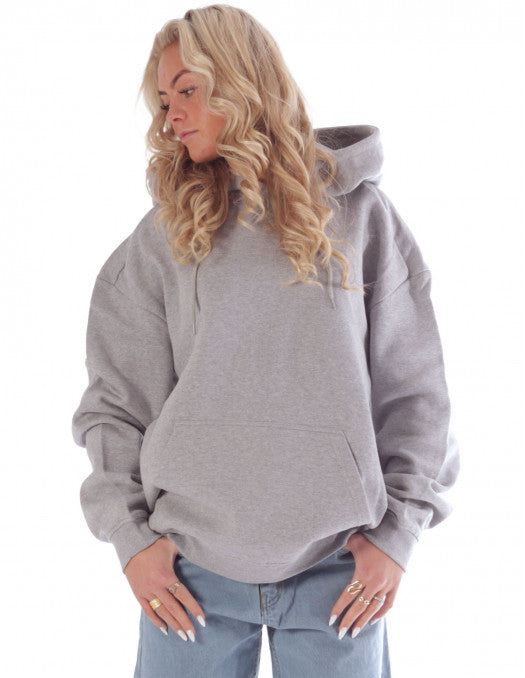 Baggy Hoodie Heather Grey/Black