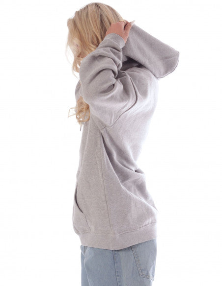 Baggy Hoodie Heather Grey/Black