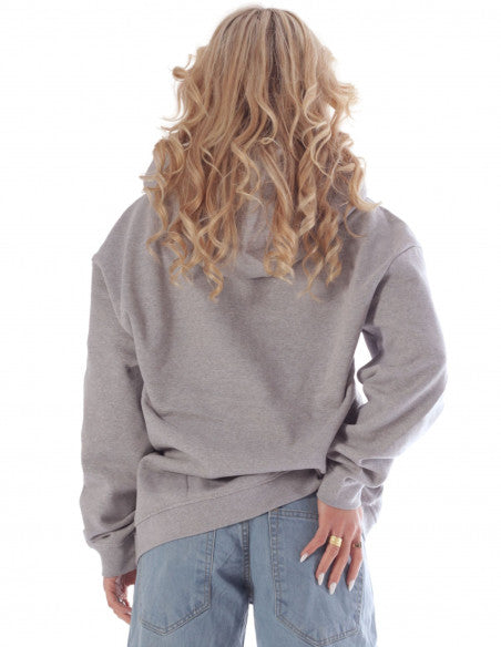 Baggy Hoodie Heather Grey/Black