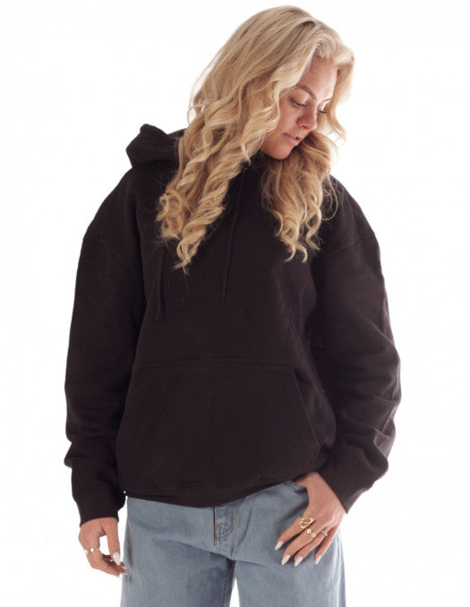 Baggy Hoodie Heather Grey/Black